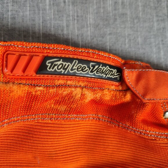 Troy Lee Designs Pants Orange Blue GP Pro Motocross MX Motorcycle Racing Adult - Picture 11 of 13